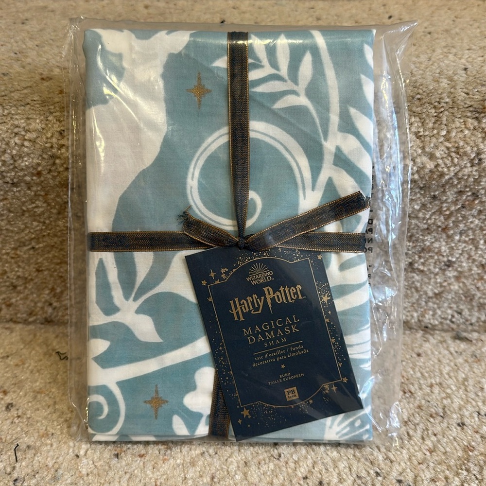 Pottery Barn Teen Harry Potter Magical Damask Euro Sham NWT